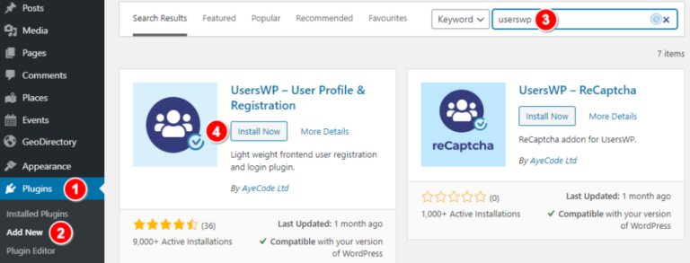 Installing UsersWP - UsersWP Documentation
