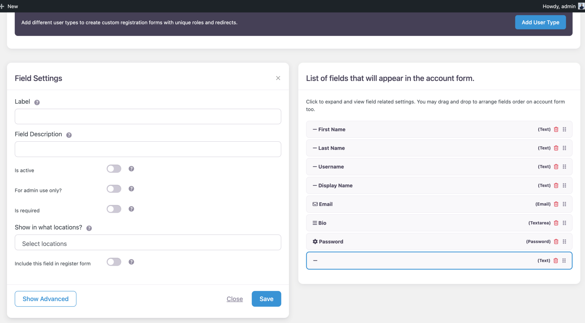 Working with the Form Builder - UsersWP Documentation
