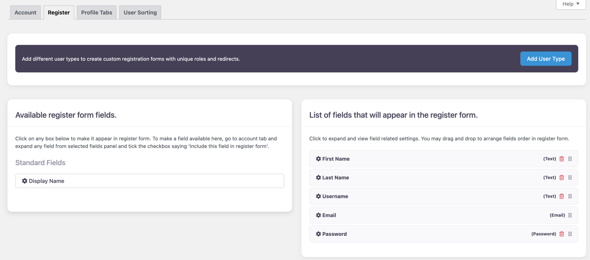 Working with the Form Builder - UsersWP Documentation