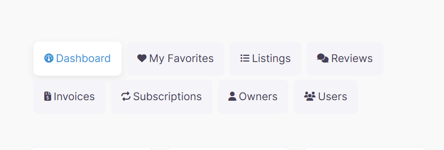 UWP Dashboard Menu Block Display