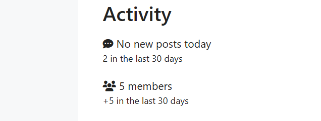 UWP Group Activity Count Block Display