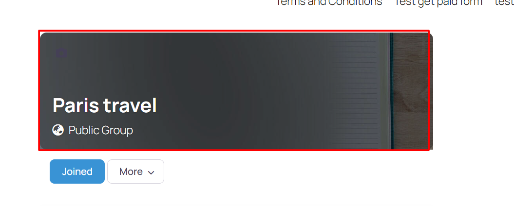 UWP Group Header Block Display