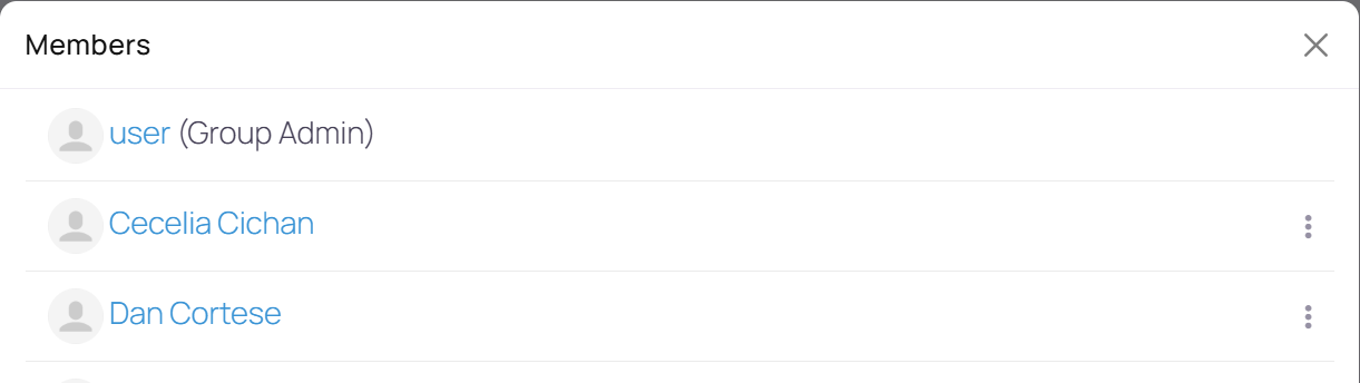 UWP Group Members Block Display